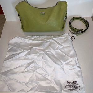 Coach Lime Green Hobo Purse